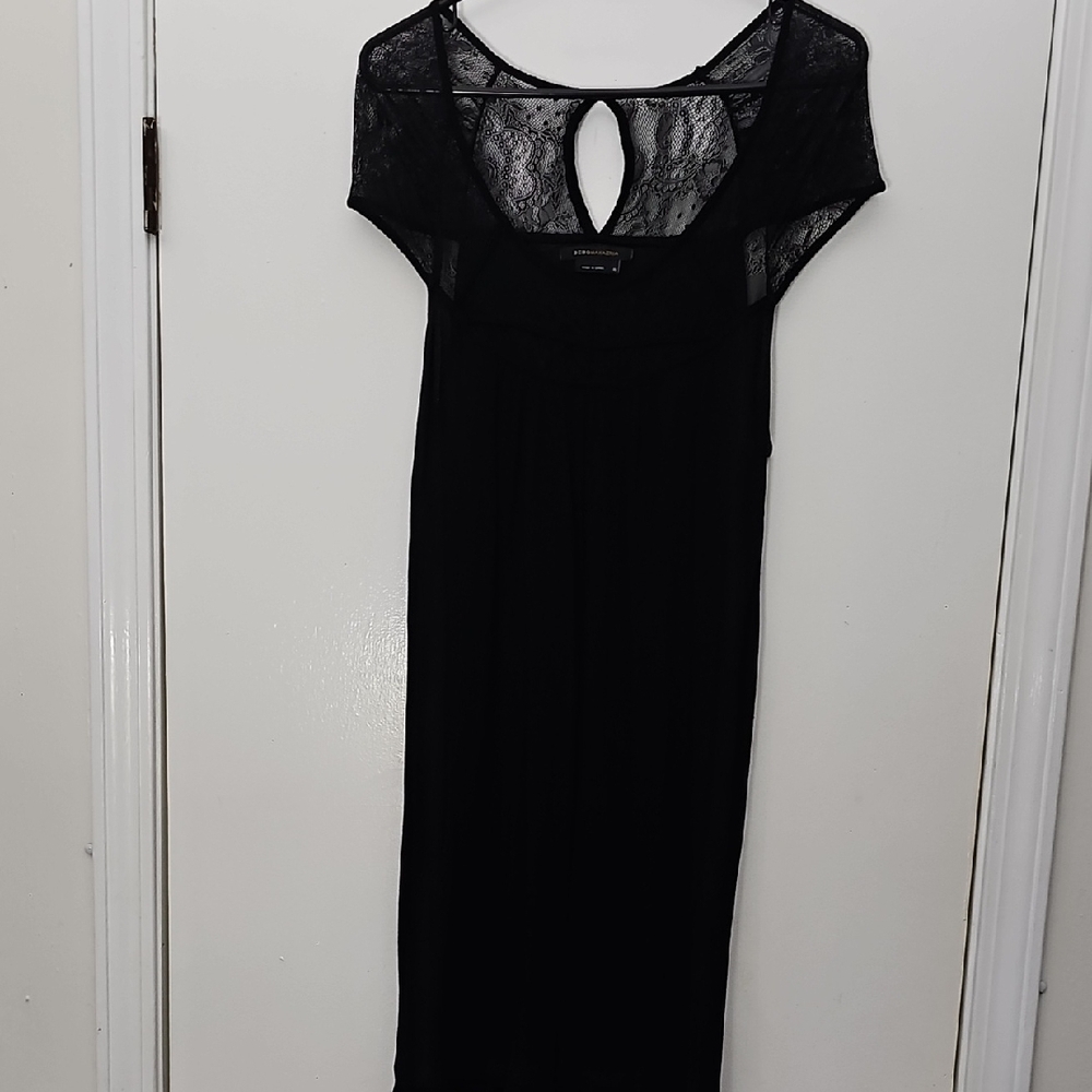 Elegant Black Lace Dress